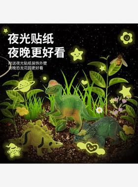 生态种植恐龙园生态恐龙造景夜光植物小学生科学实验手工课套装