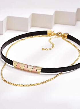 MaisonCleo小众双层choker项链