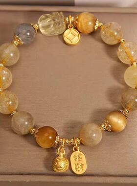 MaisonCleo吞金兽月光石手链