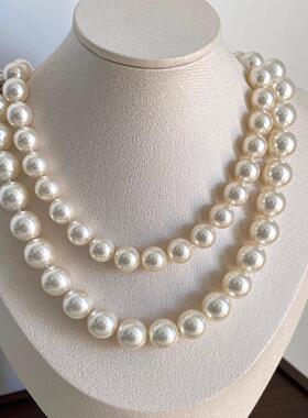 MaisonCleo倪妮同款珍珠毛衣链