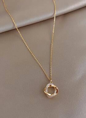 MaisonCleo简约小众锁骨链女