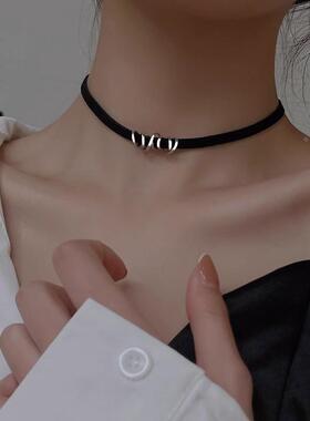 MaisonCleo925银黑绳项圈