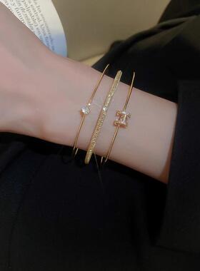 MaisonCleo金色复古手链3件套