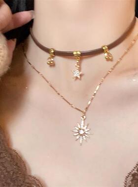 MaisonCleo美拉德太阳星星项链