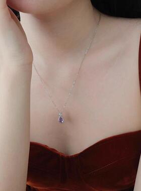 九紫离火紫水晶葫芦925银项链