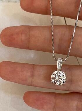 MaisonCleo纯银满钻蛇骨锁骨链