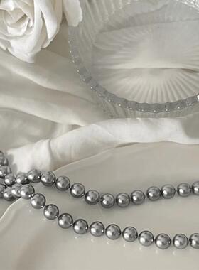 MaisonCleo法式复古珍珠毛衣链