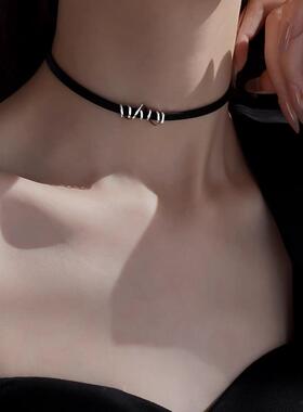 MaisonCleo925纯银交叉黑绳