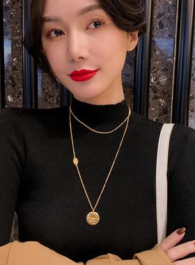 MaisonCleo新款轻奢长款锁骨链