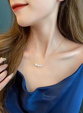 MaisonCleo小众气质珍珠锁骨链