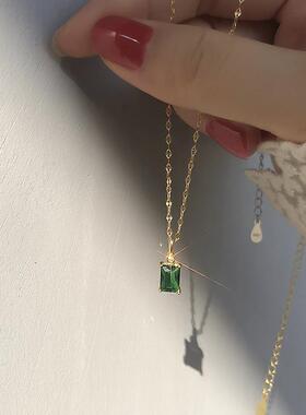 MaisonCleo祖母绿锆石项链