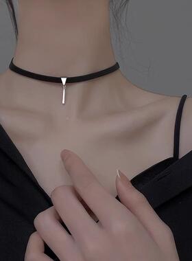 MaisonCleo925银黑色锁骨链