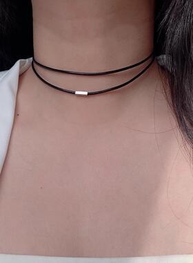 MaisonCleoS925纯银双层项圈