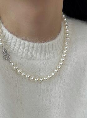 MaisonCleo真多麻银灰毛衣链