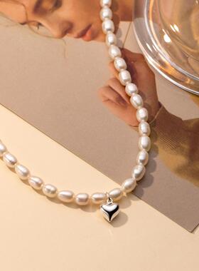 MaisonCleo纯银强光小珍珠项链