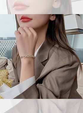 MaisonCleo满钻开口手链可调节