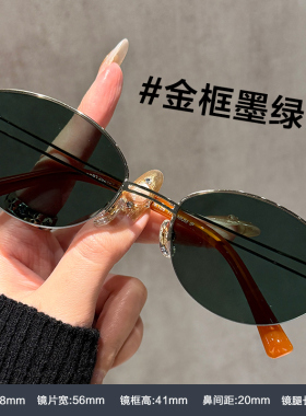 【送退货宝】老钱风墨镜女新款