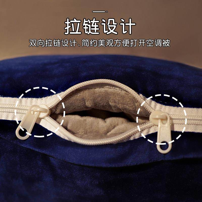 抱枕被子两用办公室折叠毯子二合一午睡小枕头汽车载靠枕冬季加厚,淘宝优惠券,粉丝福利购,淘宝优惠卷