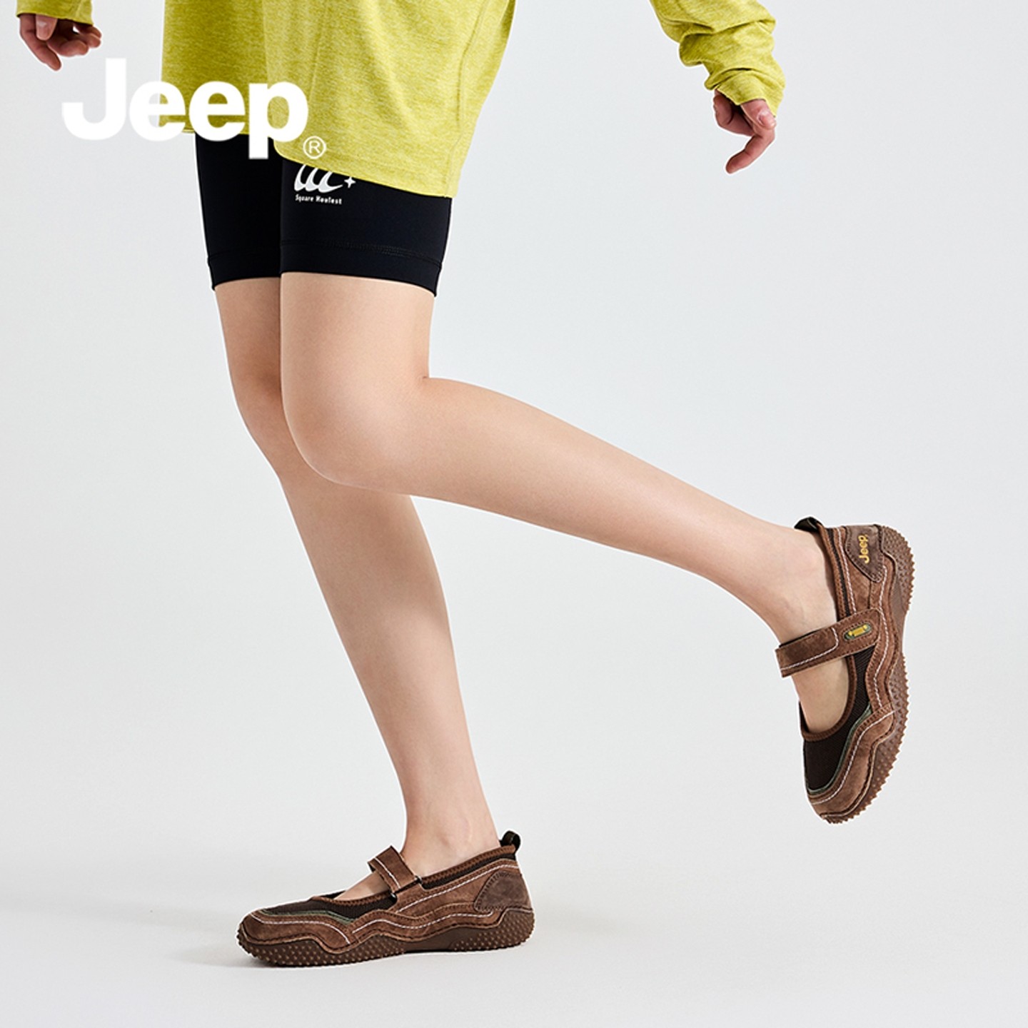 JEEP玛丽珍女鞋冬季2025新款单鞋运动凉鞋女冬厚底休闲鞋芭蕾鞋子,淘宝优惠券,粉丝福利购,淘宝优惠卷