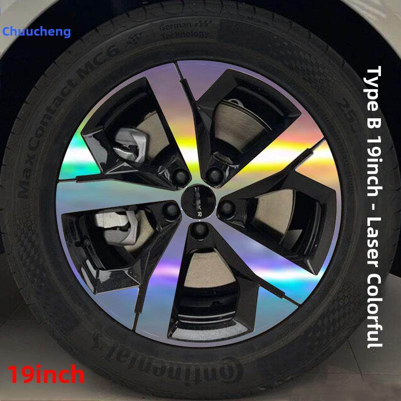 专用于集效001轮毂贴，冷激光彩色装饰19寸轮毂贴，改性黑化膜,淘宝优惠券,粉丝福利购,淘宝优惠卷