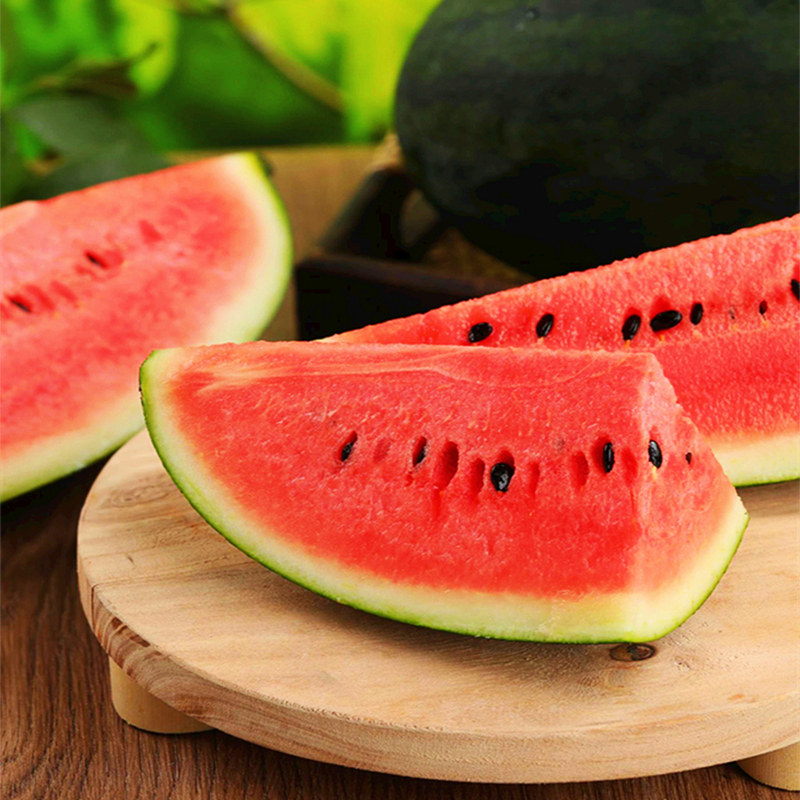 新鲜黑美人西瓜新鲜水果应季甜品种5-10斤产地直发黑籽红肉包甜,淘宝优惠券,粉丝福利购,淘宝优惠卷