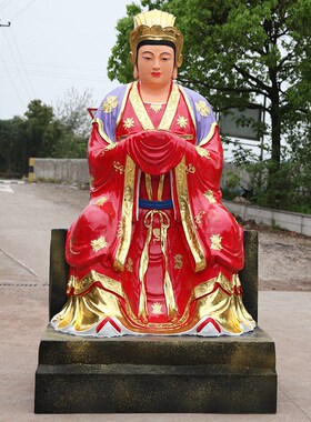 好货寺庙2米2三霄娘娘树脂玻璃钢佛像神像送子奶奶眼光娘娘泰山奶
