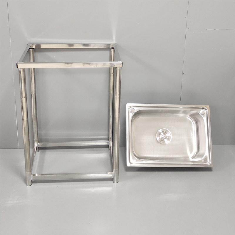 极速厨房不锈钢水槽加厚洗菜盆单槽带支架K洗碗池洗碗槽阳台洗手,淘宝优惠券,粉丝福利购,淘宝优惠卷