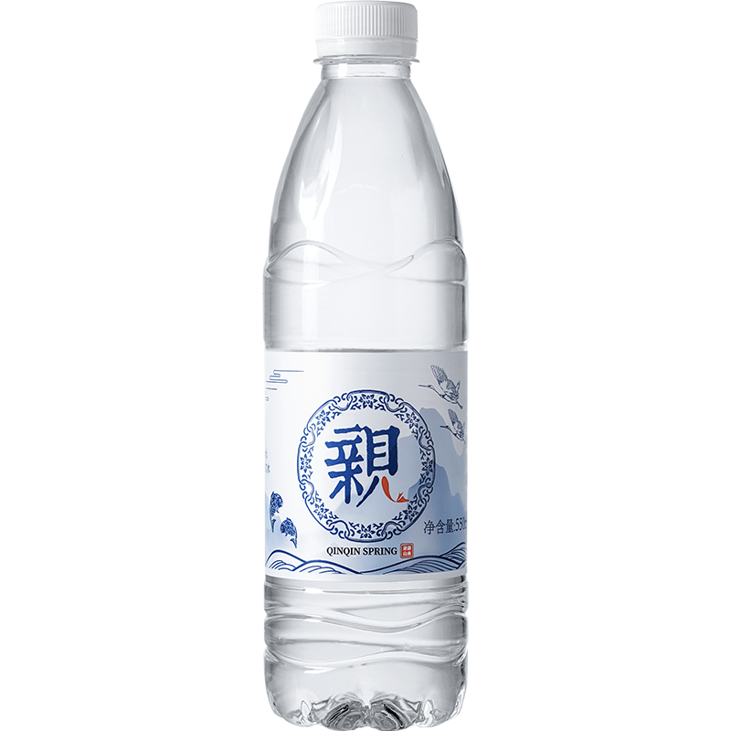 亲亲山水 饮用天然非纯净水矿泉水小瓶550ml*24瓶550ml整箱饮用水 - 图3