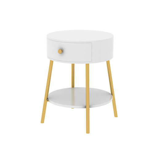 床头柜卧室床边收纳置物双层小柜酒店装饰手机充电置放柜床头收纳 - 图3