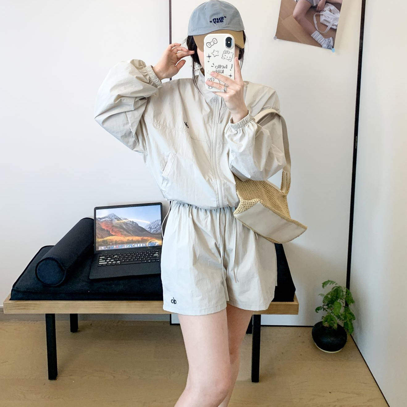 户外休闲防晒衣宽松外套2025秋爆款巨好看时尚套装显瘦短裤两件套,淘宝优惠券,粉丝福利购,淘宝优惠卷