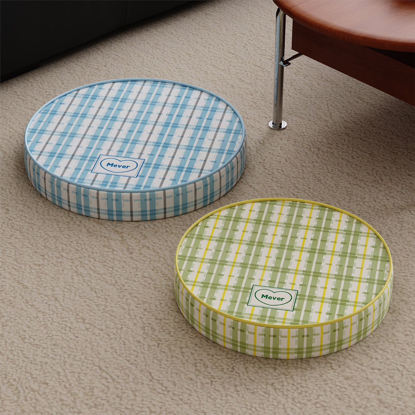 Korean style cream style futon lazy tatami cushion