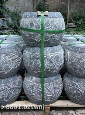古建柱脚石厂家寺庙石头柱基制作价格大殿雕花石柱础图片