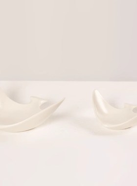 现代几何陶瓷花瓶样板间别墅售楼处客厅书房装饰软装家居花器摆件