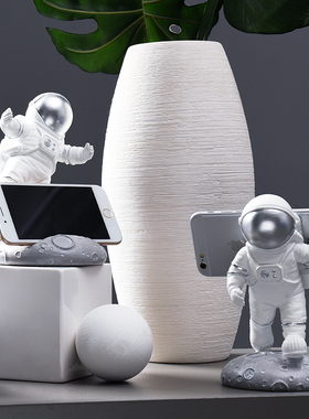 太空人手机支架 创意宇航员摆件礼物 学生宿舍桌面手机座懒人支架