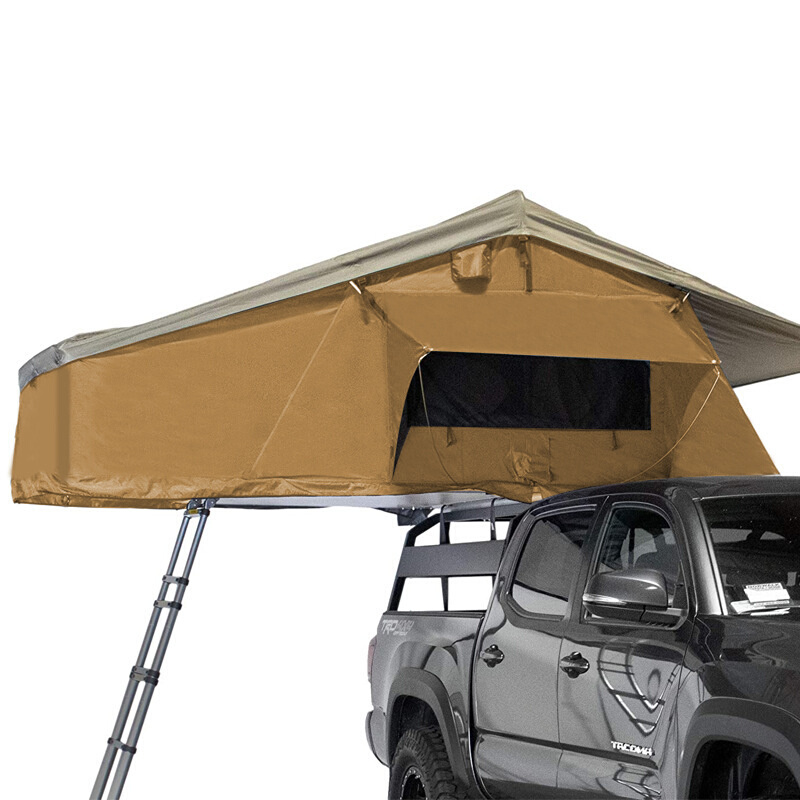 厂家car roof top tent 后篷长款车载软顶多人布房子速开车顶帐篷 - 图2