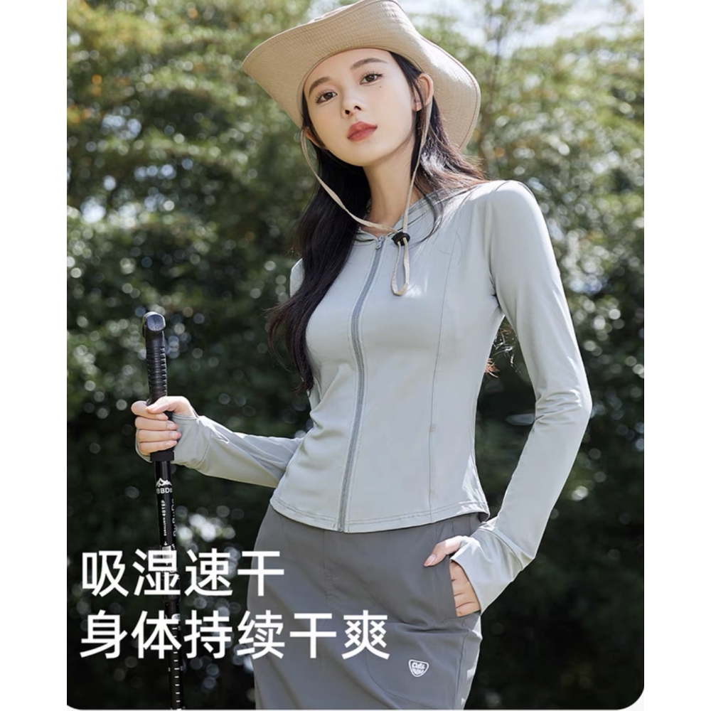 hg【百人验货】原纱锦纶新款UPF50+冰丝防晒衣女防紫外线防晒_Hip丿烟浔服饰_女装/女士精品-第4张图片-提都小院