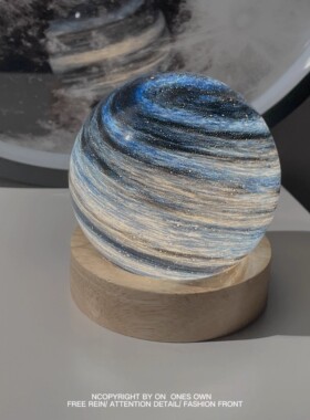发光星球小夜灯桌面摆件治愈系