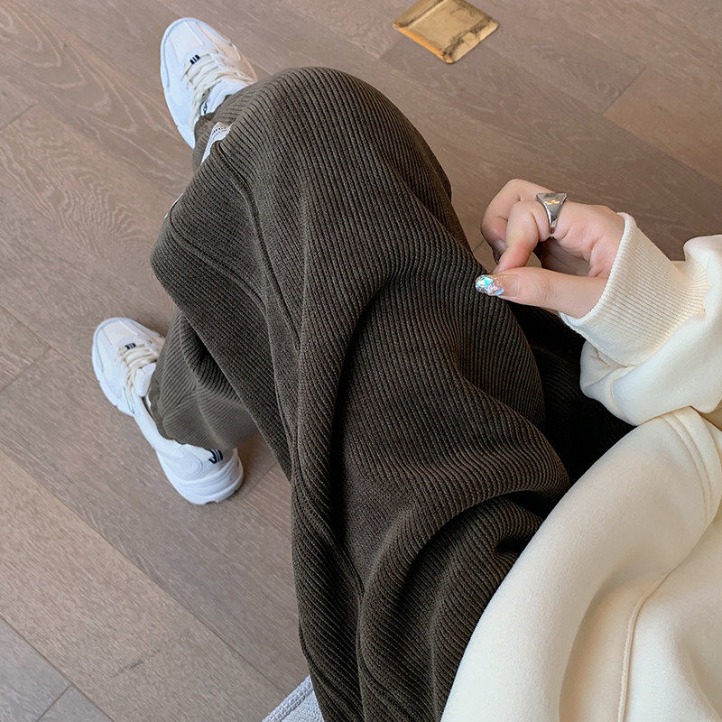 清仓捡漏卫裤女秋冬大码小个子灯芯绒裤子加绒显瘦束脚灯笼运动裤,淘宝优惠券,粉丝福利购,淘宝优惠卷