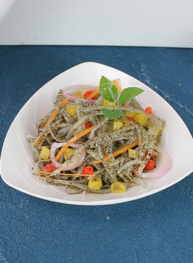 仿真泡椒鱼皮明档展示食品模型