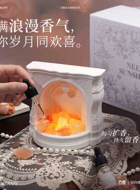 冬日温暖壁炉造型香薰礼盒套装