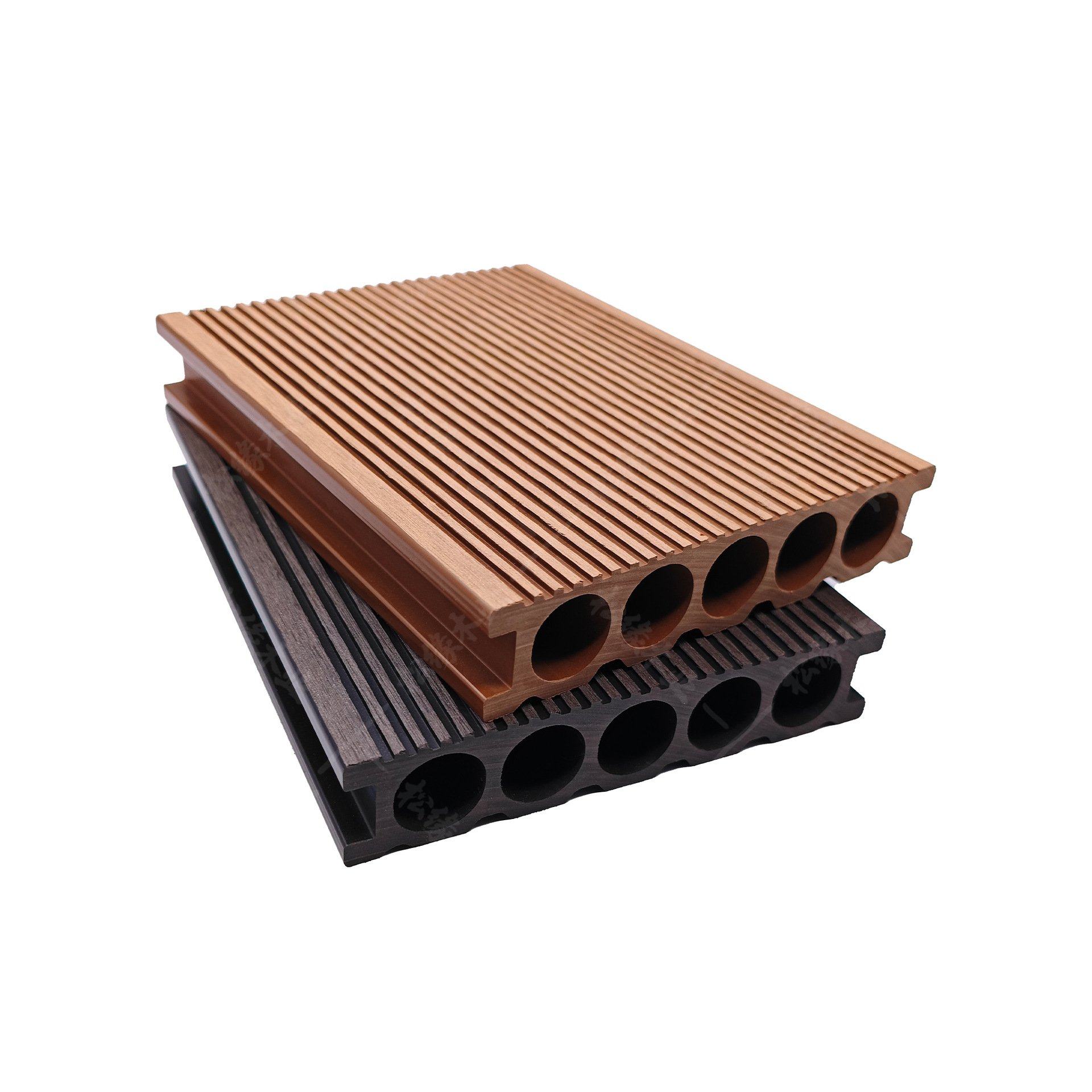 加厚木塑地板庭院露台定制共挤塑木圆孔露营木塑板户外PE防腐木,淘宝优惠券,粉丝福利购,淘宝优惠卷