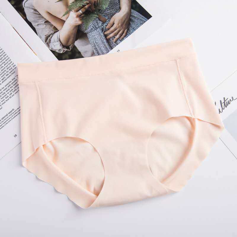 春夏新品莫代尔女士无痕内裤中腰三角裤蜜桃臀蚕丝里档一片式内裤,淘宝优惠券,粉丝福利购,淘宝优惠卷