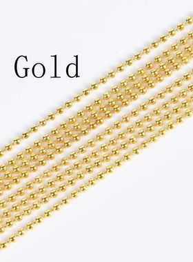 好货5-10 Meter Metal Alloy Ball Beads Chains Accessories For