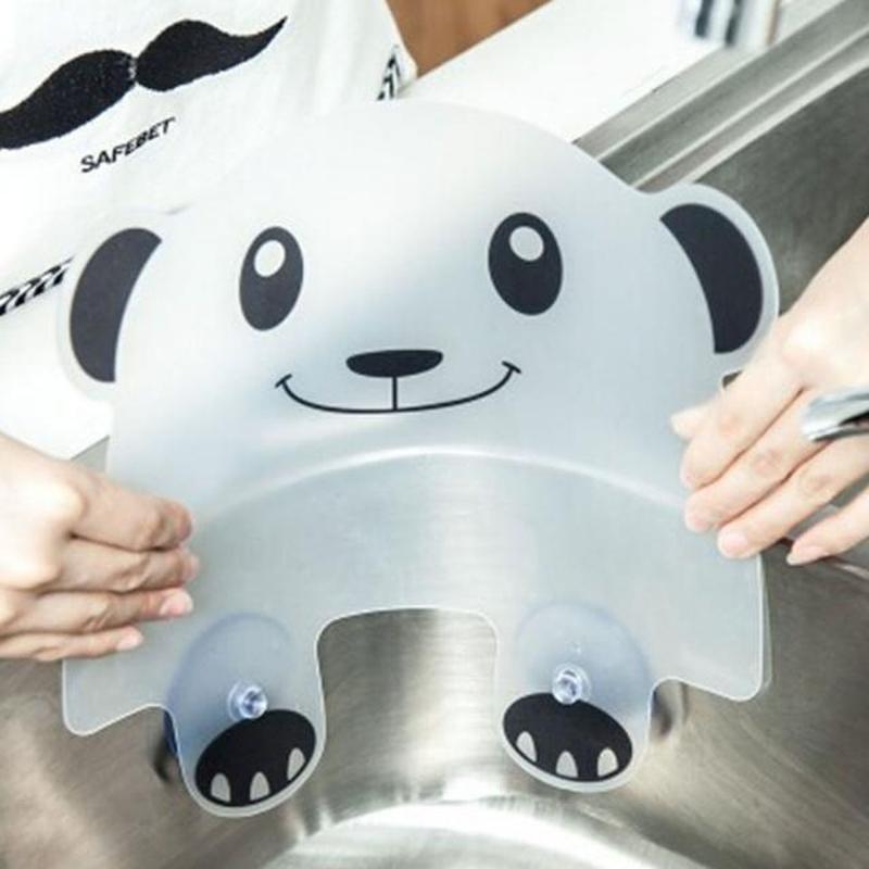 Splash Baffle Panda Shape Sink Water Splash Pool Impermeable - 图1