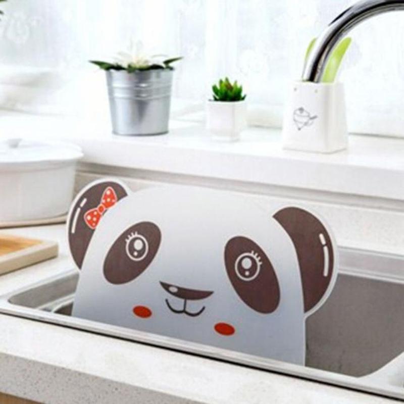 Splash Baffle Panda Shape Sink Water Splash Pool Impermeable - 图0