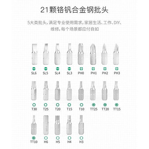 SATA世达棘轮套筒扳手工具套装一十字螺丝刀梅花迷你小改锥05496 - 图3