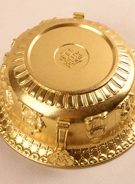 新品全铜五路财神聚宝盆摆件家居玄关G客厅装饰店铺开业商业馈赠