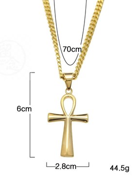 极速-Egyptian Ankh Key Pendantz Hip Hop Mens and Womens St