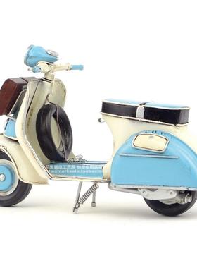 铁艺彷古做旧工艺礼品摆饰 VESPA踏板机车彷真模型 家居饰品摆饰