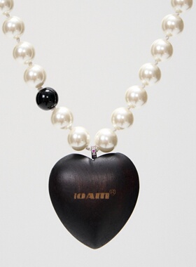 10AMsotiiiiired【9.08上新】珍珠爱心小马项链配饰饰品